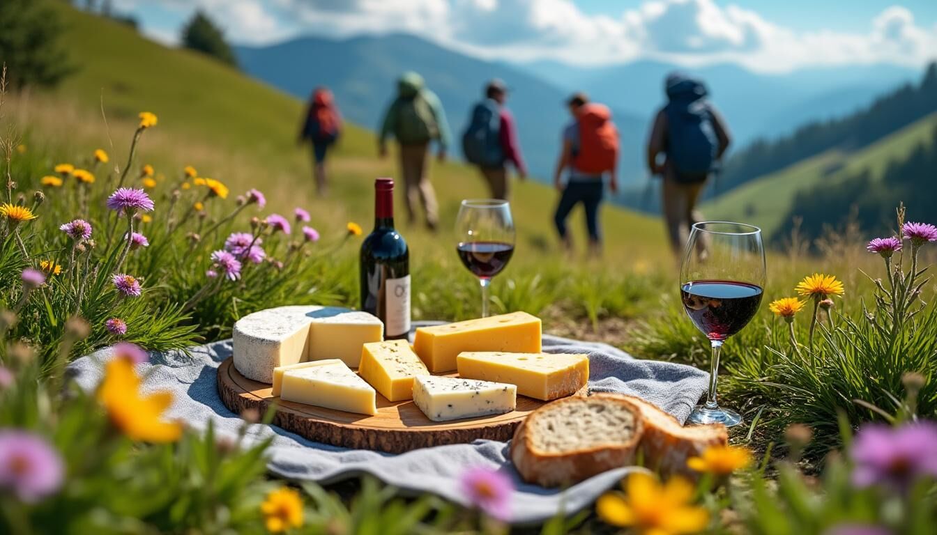 À la découverte des fromages du terroir français en randonnée Partez en randonnée à travers les paysages français et découvrez la richesse des fromages du terroir. Une expérience gourmande et authentique alliant nature et saveurs locales.