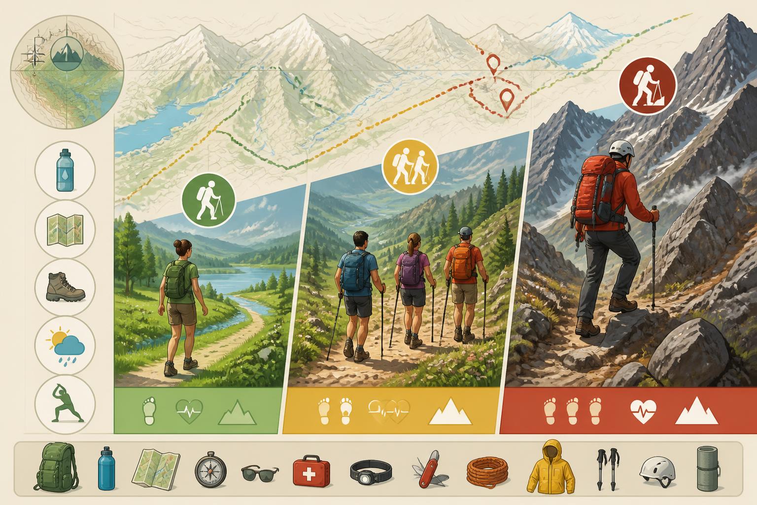 découvrez comment planifier une randonnée adaptée à votre niveau pour profiter pleinement de votre aventure en toute sécurité.