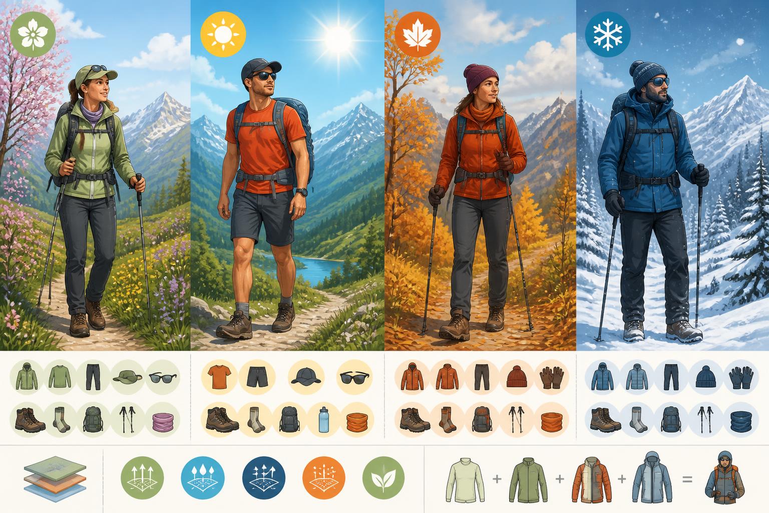 découvrez comment choisir la tenue idéale pour une randonnée confortable et adaptée à toutes les saisons, en tenant compte des conditions météorologiques et de votre sécurité.