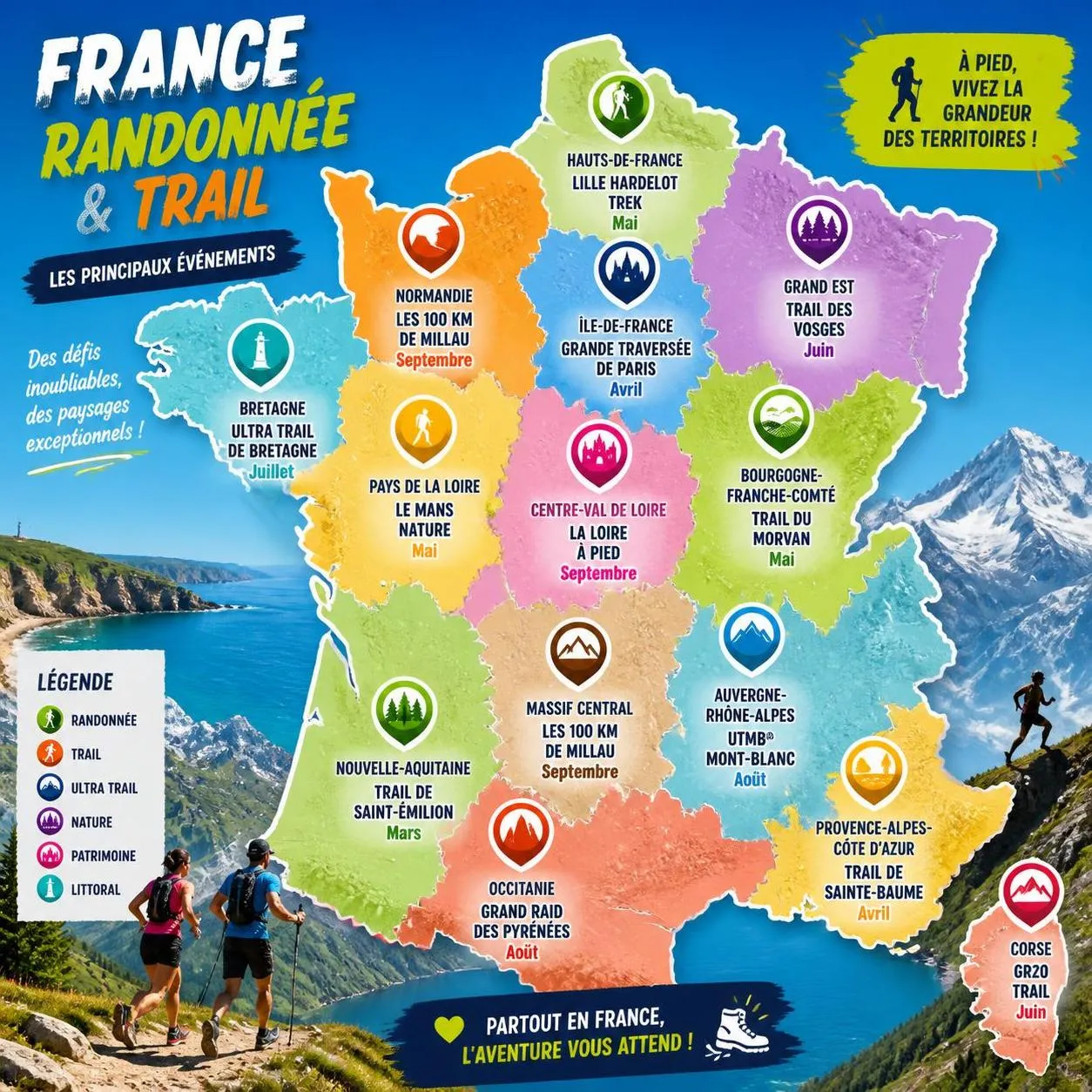 découvrez les meilleurs événements de randonnée et de trail en france, avec des parcours pour tous les niveaux au cœur de paysages exceptionnels.