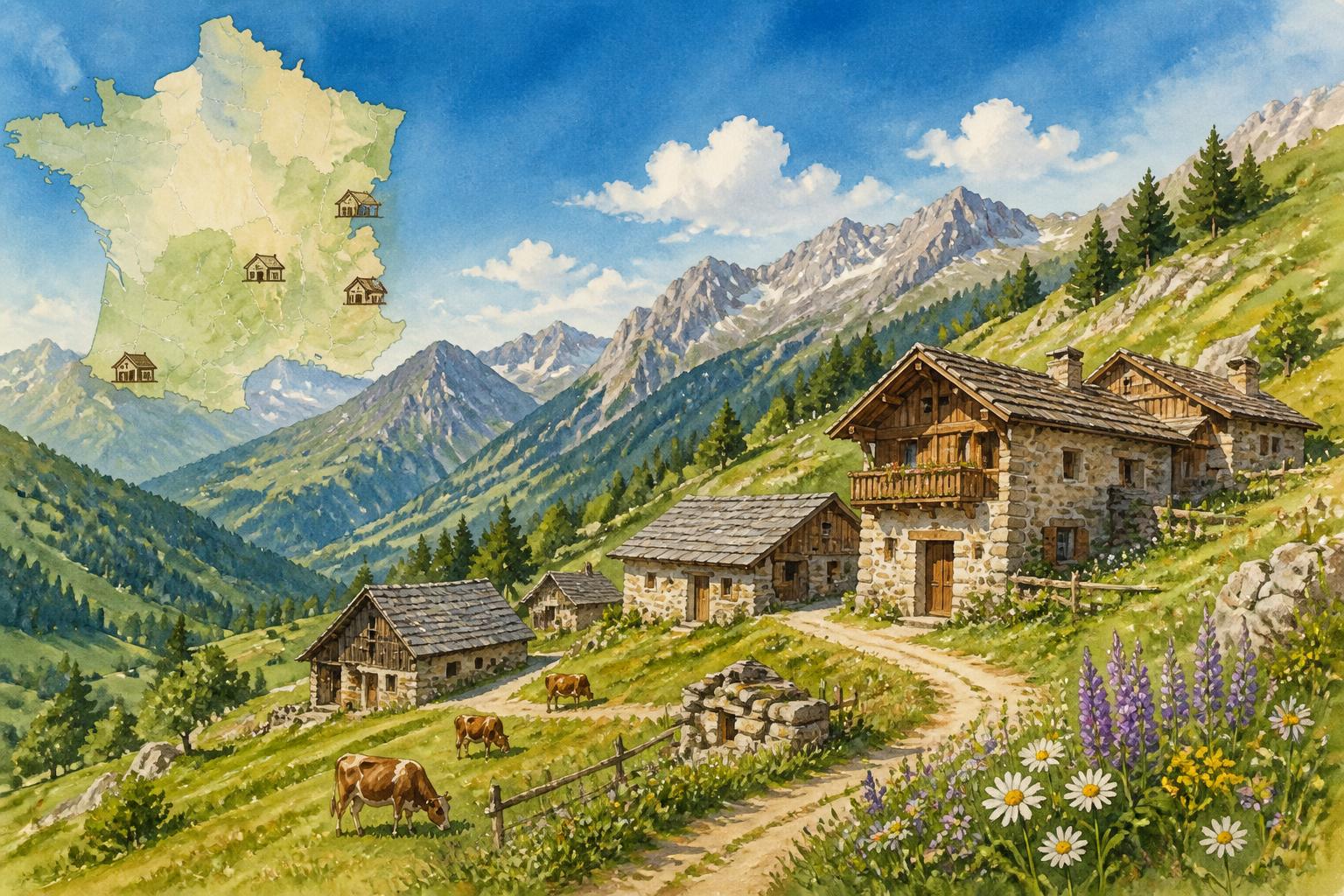 Fermes de montagne à visiter en France découvrez les plus belles fermes de montagne à visiter en france et profitez d'une immersion authentique dans la nature et les traditions locales.