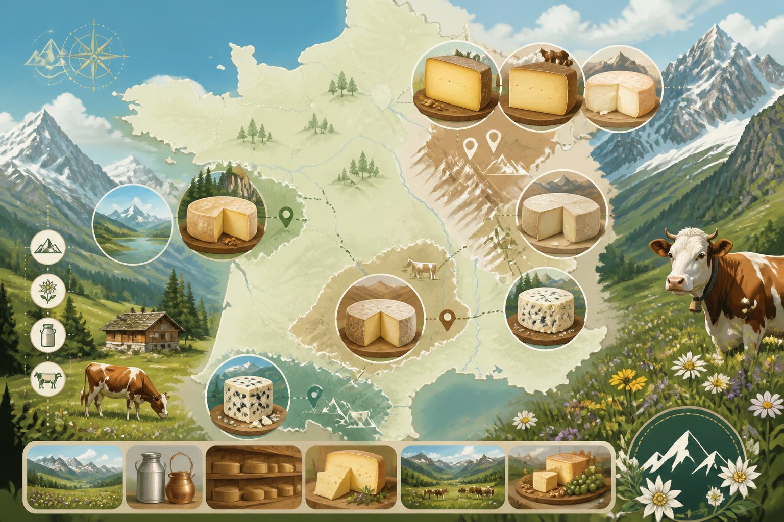 découvrez notre sélection des meilleurs fromages de montagne en france, alliant saveurs authentiques et savoir-faire traditionnel des régions alpines.