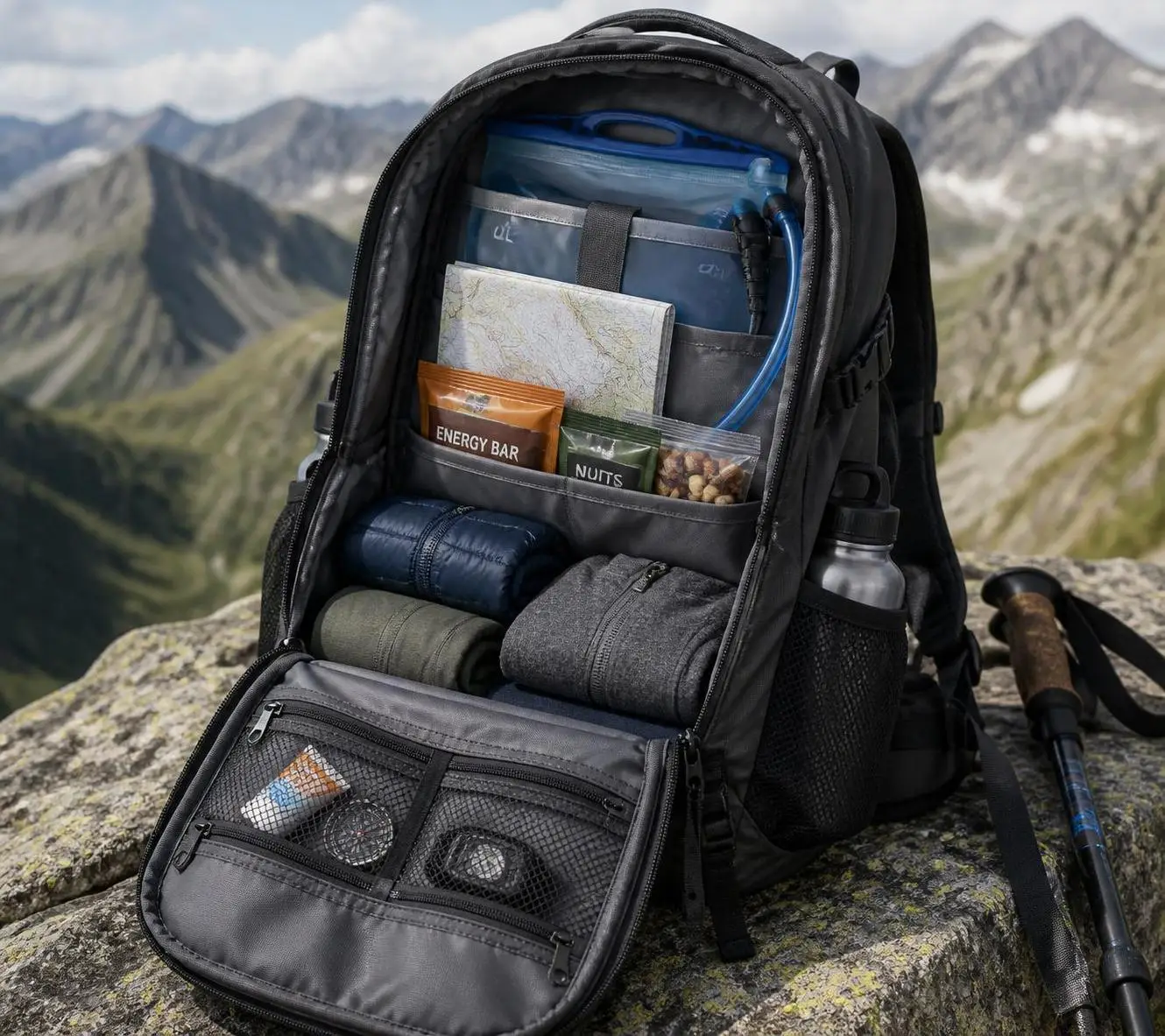 découvrez les essentiels à mettre dans votre sac à dos pour une randonnée d'une journée réussie : équipement, nourriture, vêtements et conseils pratiques pour bien préparer votre sortie.