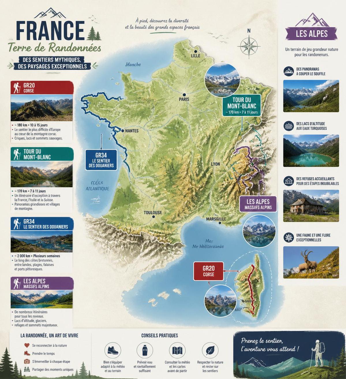 découvrez les meilleures randonnées et vivez des expériences nature inoubliables à travers la france. explorez des paysages magnifiques et reconnectez-vous avec la nature.