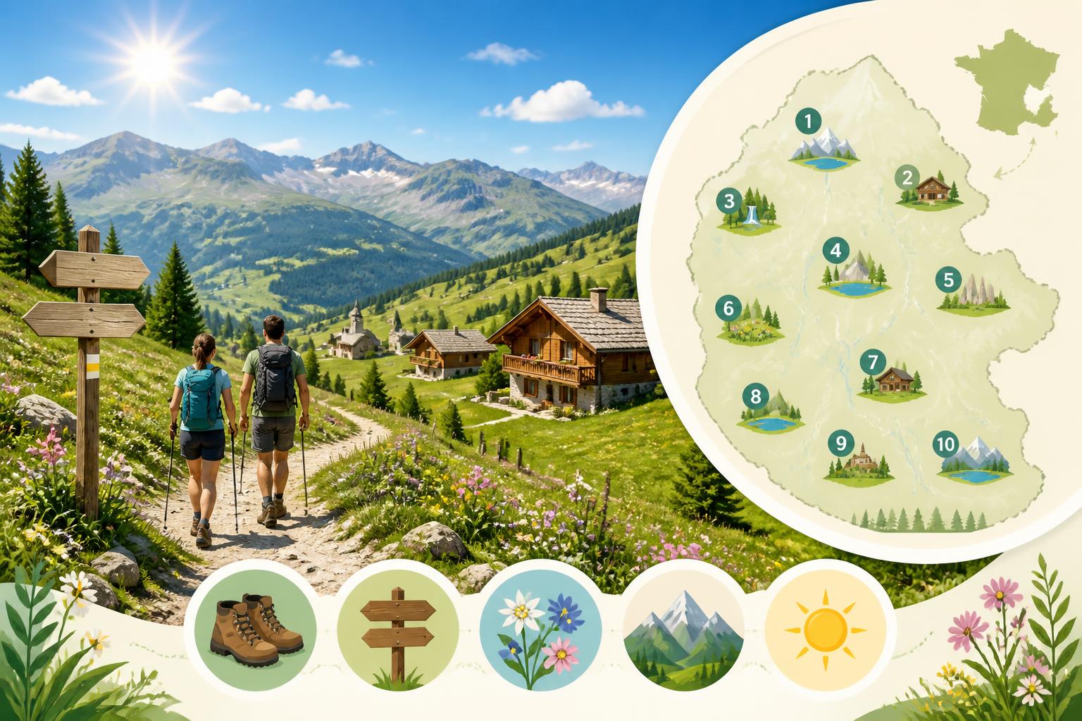 Randonnée facile dans les Alpes françaises : 10 idées accessibles découvrez 10 idées de randonnées faciles dans les alpes françaises, parfaites pour tous les niveaux et accessibles à toute la famille pour profiter pleinement des paysages alpins.