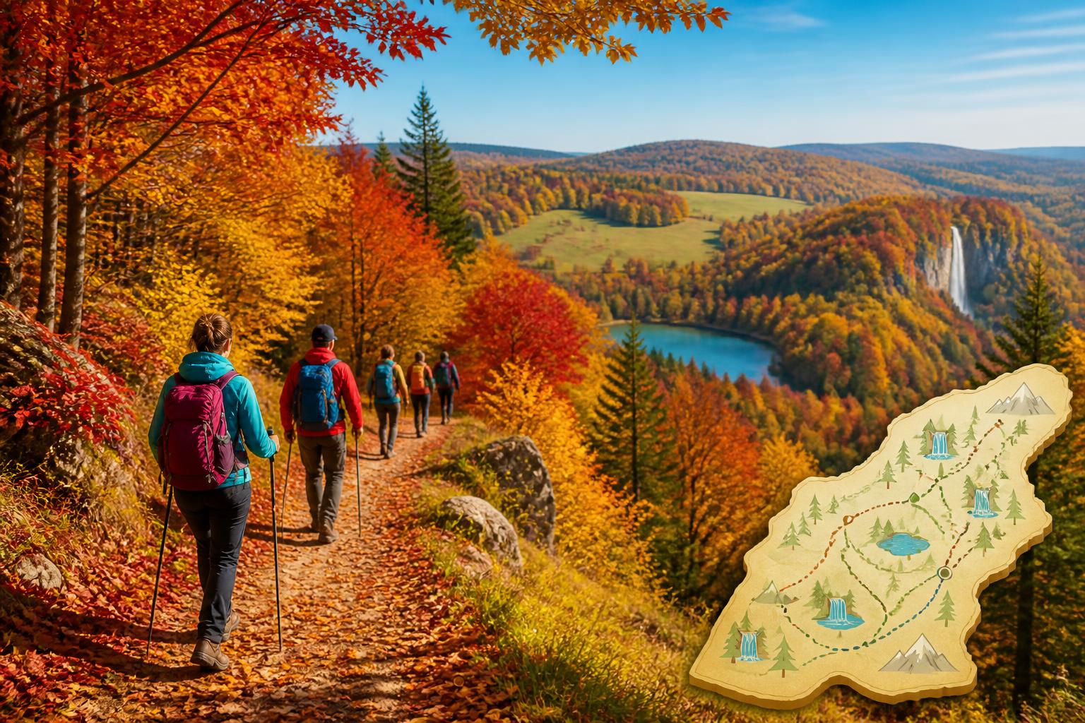 Randonnées automne dans le Jura découvrez les plus belles randonnées d'automne dans le jura, entre paysages colorés, nature préservée et panoramas exceptionnels. préparez votre escapade idéale dÚs maintenant !
