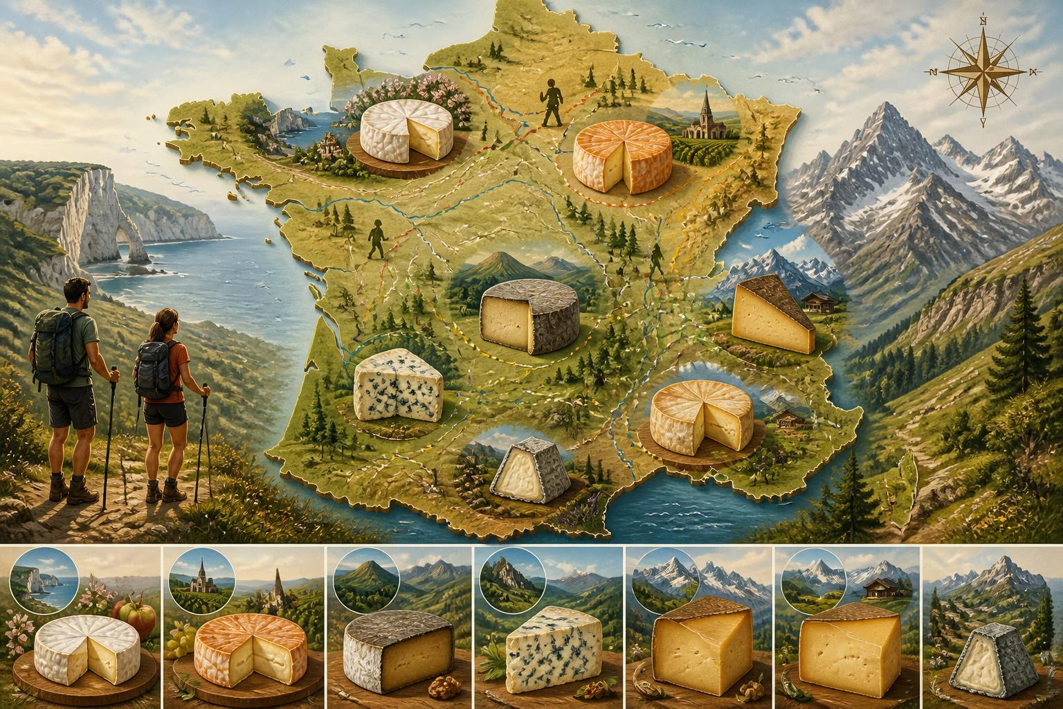 découvrez les meilleures randonnées autour des fromages aop en france et savourez des paysages authentiques tout en dégustant des spécialités régionales uniques.