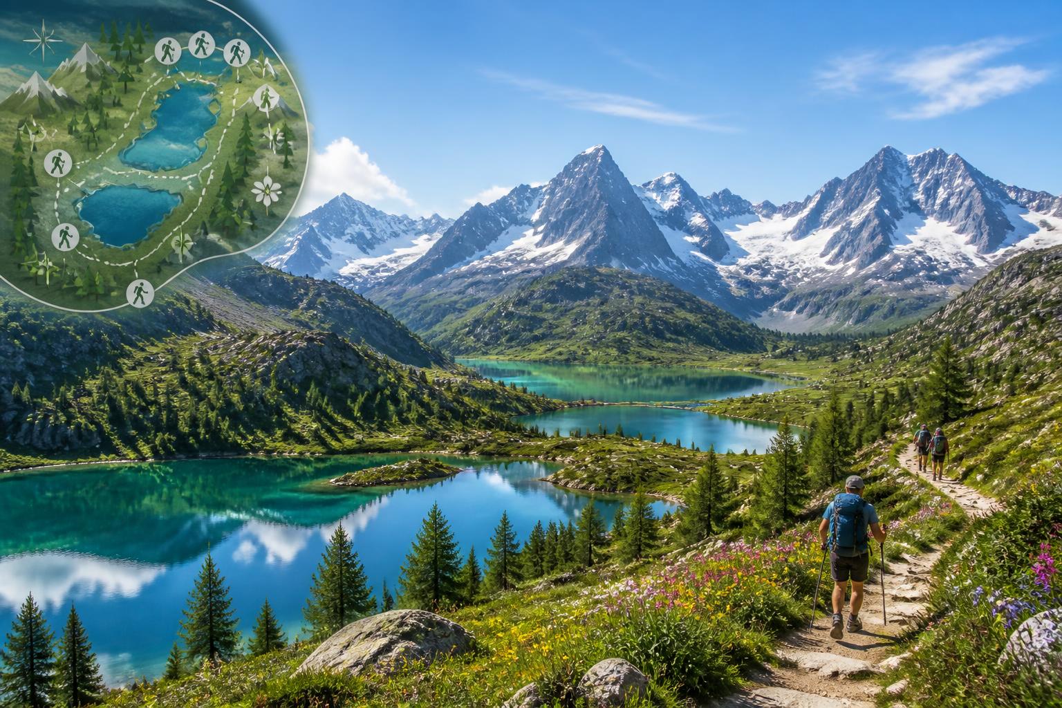 RandonnĂ©es autour des lacs alpins dĂ©couvrez les plus belles randonnĂ©es autour des lacs alpins, entre paysages majestueux, nature prĂ©servĂ©e et moments de dĂ©tente au cĆur des montagnes.