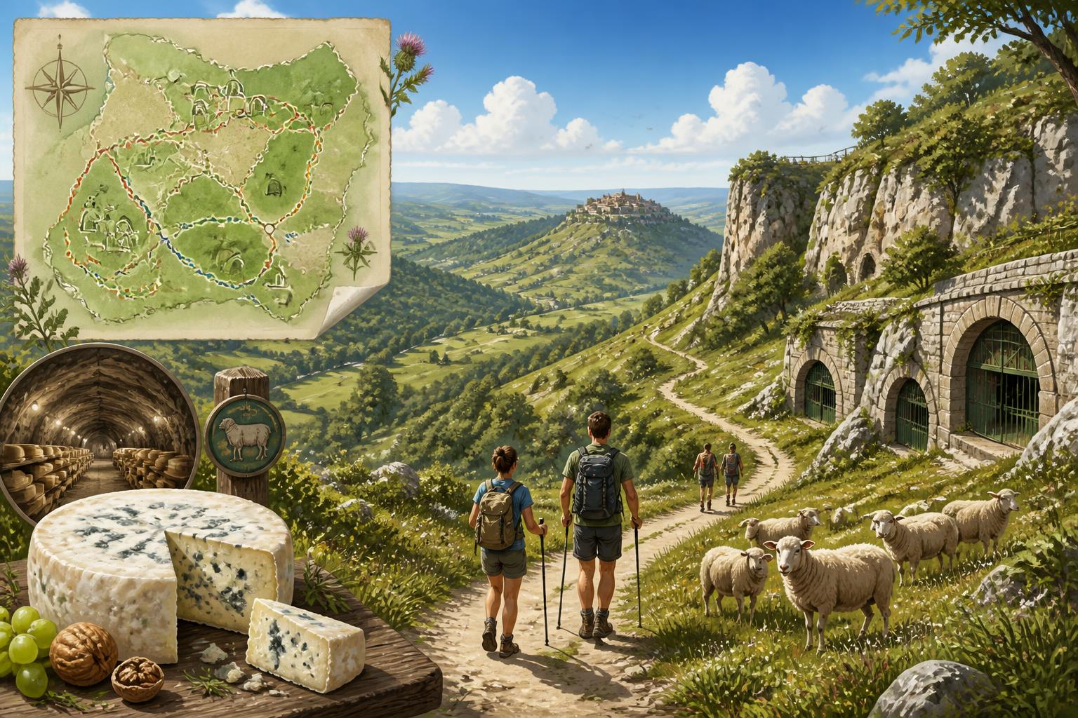 découvrez les meilleures randonnées autour du célèbre fromage roquefort, alliant paysages naturels et découvertes gourmandes au cœur du sud de la france.