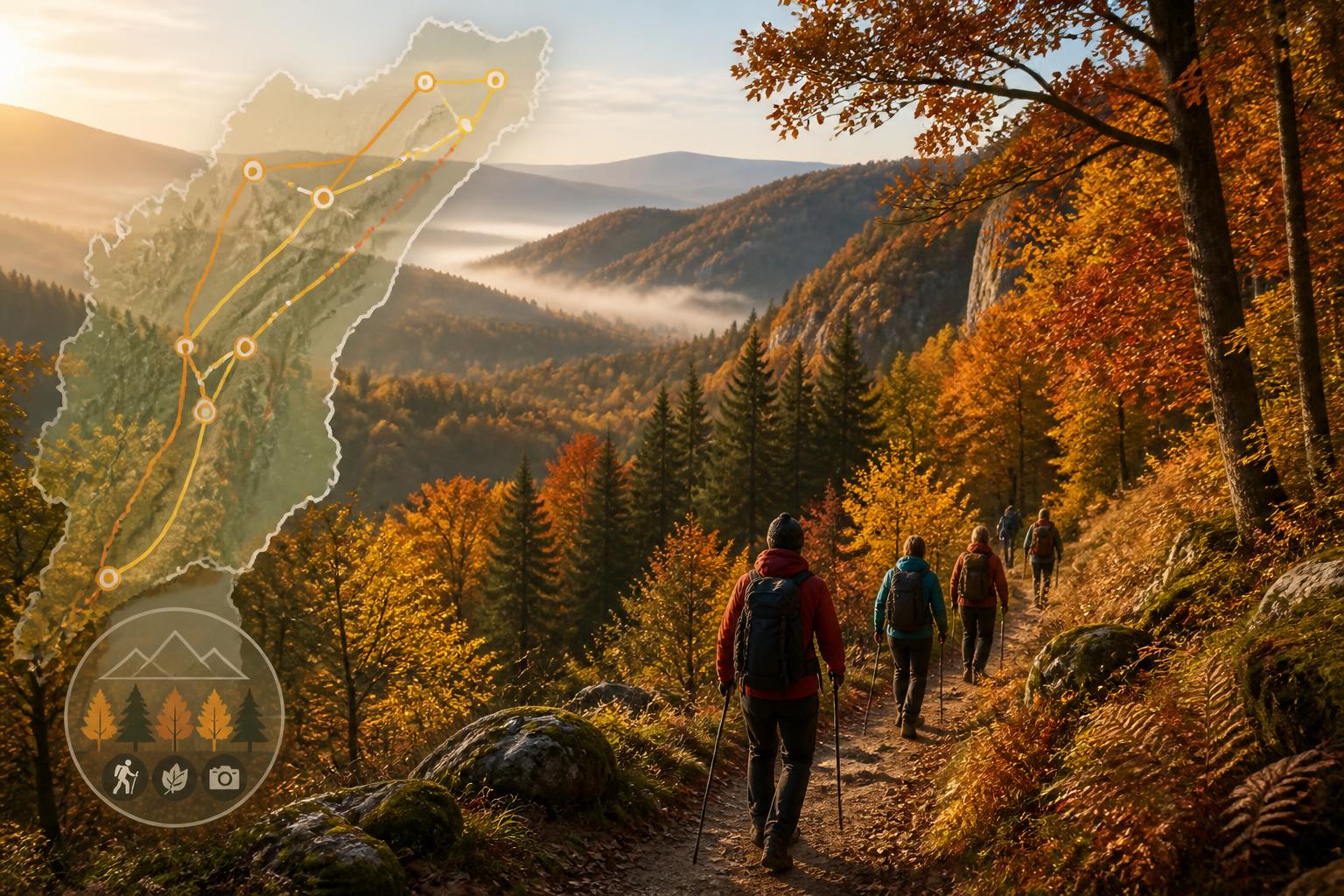 découvrez les plus belles randonnées dans le jura en automne et profitez des paysages colorés et de l'air frais de la saison.