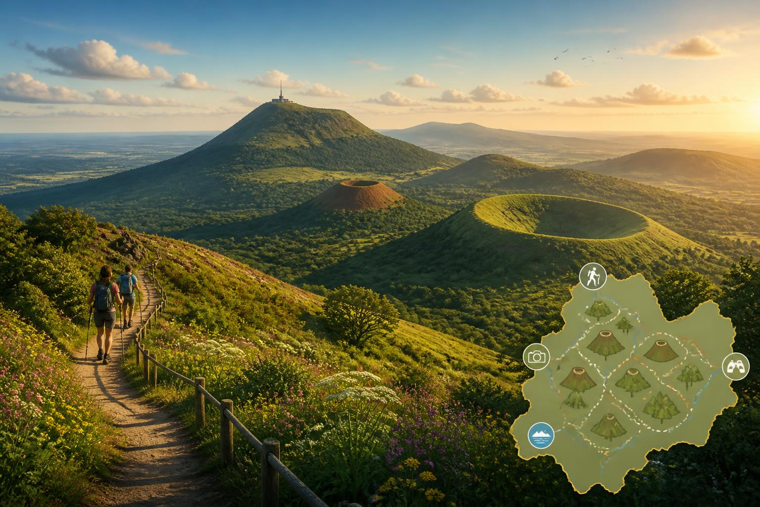 découvrez les meilleures randonnées dans le puy-de-dôme et les volcans d’auvergne pour explorer des paysages naturels uniques et profiter d’aventures en plein air.