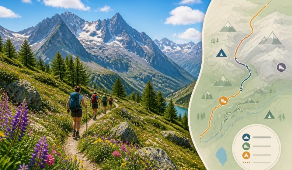 Randonnées dans les Alpes en été découvrez les plus belles randonnées dans les alpes en été, avec des paysages à couper le souffle, des sentiers adaptés à tous les niveaux et une immersion totale dans la nature.