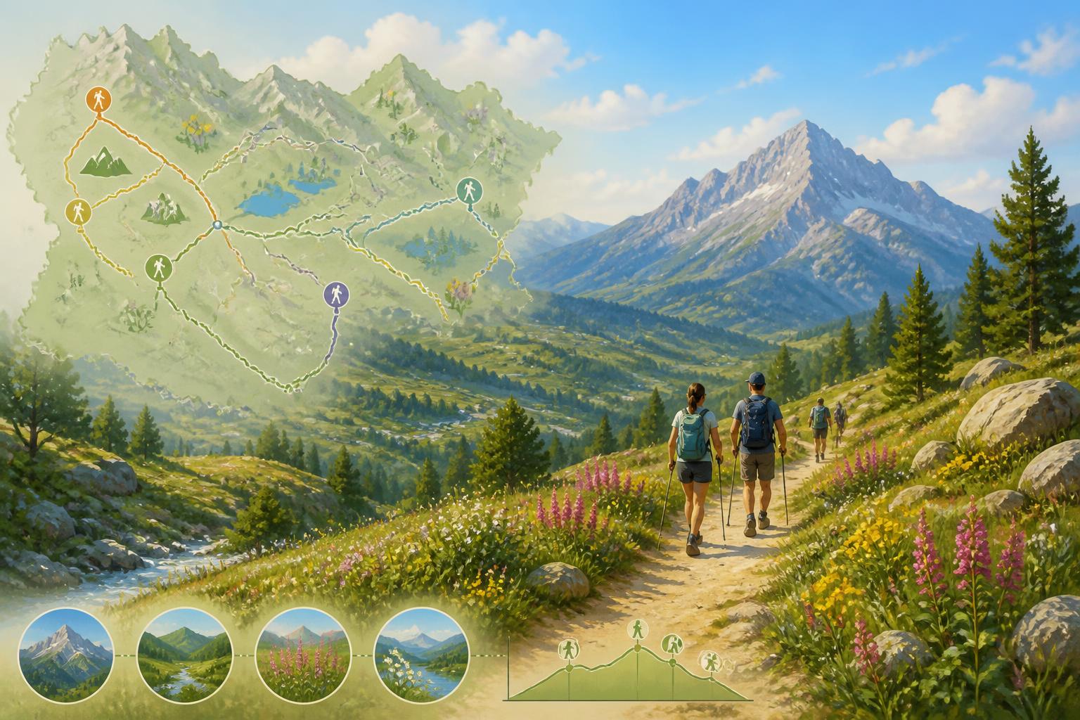 Randonnées faciles dans les Pyrénées découvrez des randonnées faciles dans les pyrénées, idéales pour toute la famille, avec des paysages magnifiques et des sentiers accessibles à tous niveaux.