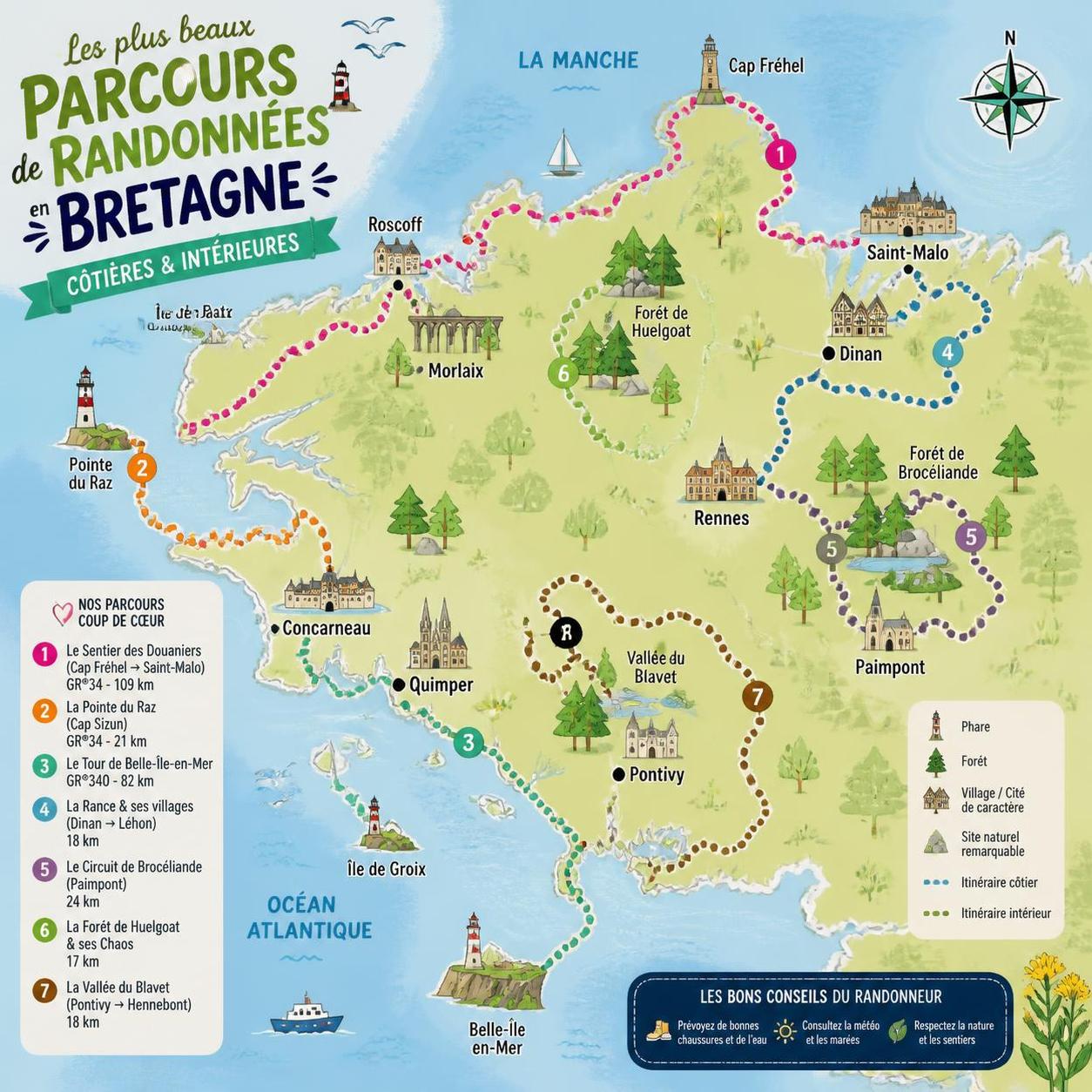 découvrez des randonnées faciles en bretagne, idéales pour tous les niveaux. partez à la découverte des paysages cÎtiers et des sentiers pittoresques, avec des options pour explorer encore plus loin à l'avenir.