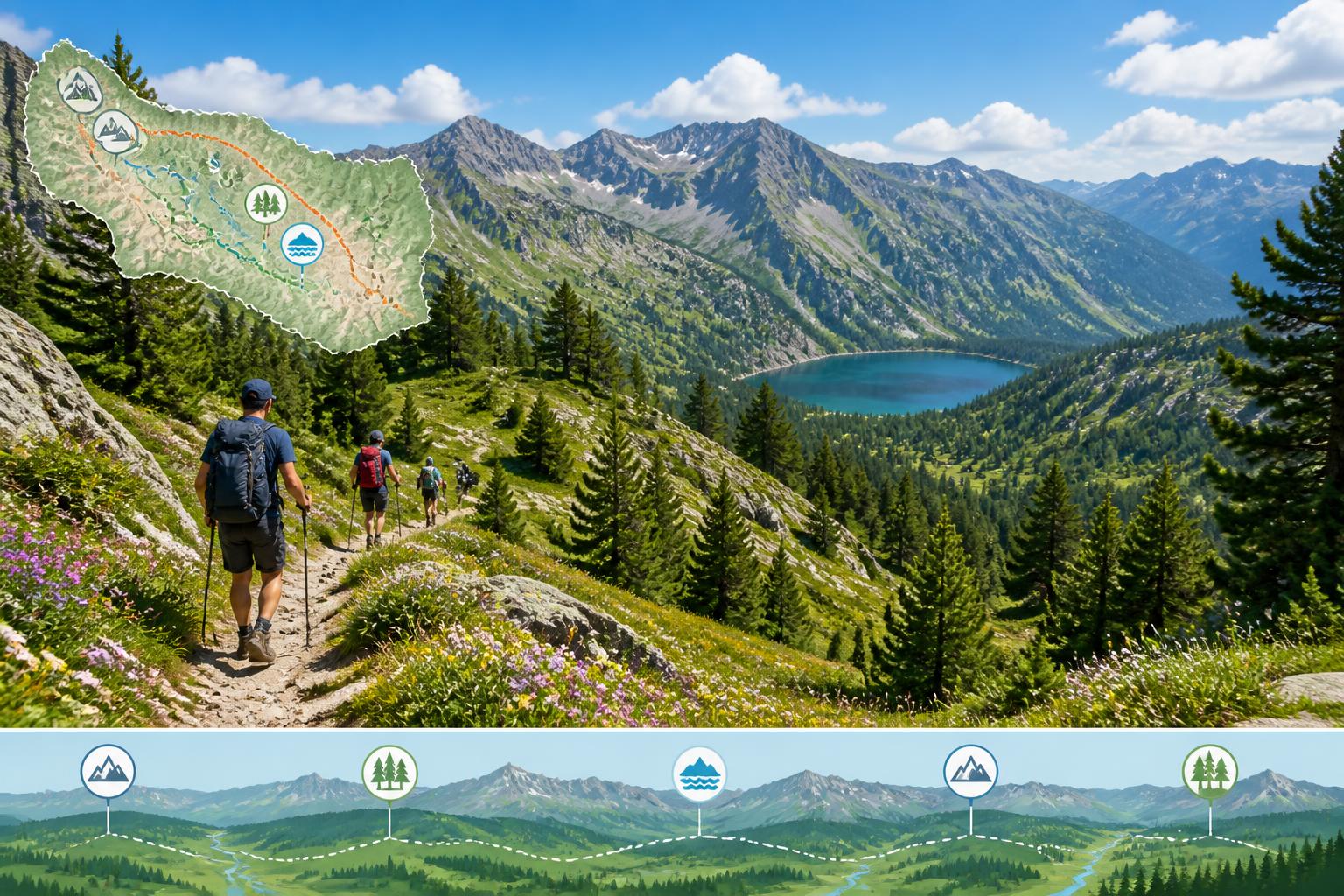 découvrez les plus belles randonnées nature dans les pyrénées, entre paysages sauvages, faune exceptionnelle et panoramas à couper le souffle.