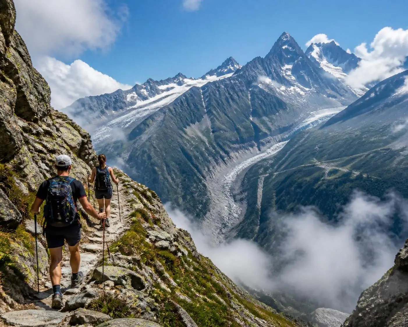 découvrez les plus belles randonnées panoramiques dans les alpes françaises et profitez de vues à couper le souffle sur les sommets enneigés et les vallées verdoyantes.