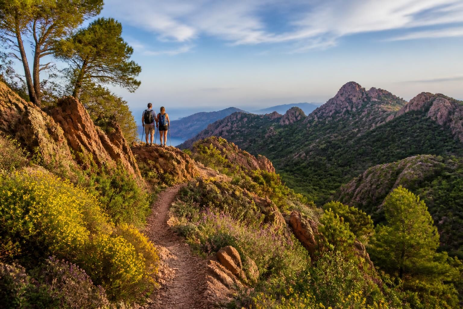 Découvrez les 10 meilleures randonnées incontournables dans le massif de l'Estérel, entre paysages époustouflants, sentiers variés et panoramas côtiers à couper le souffle.