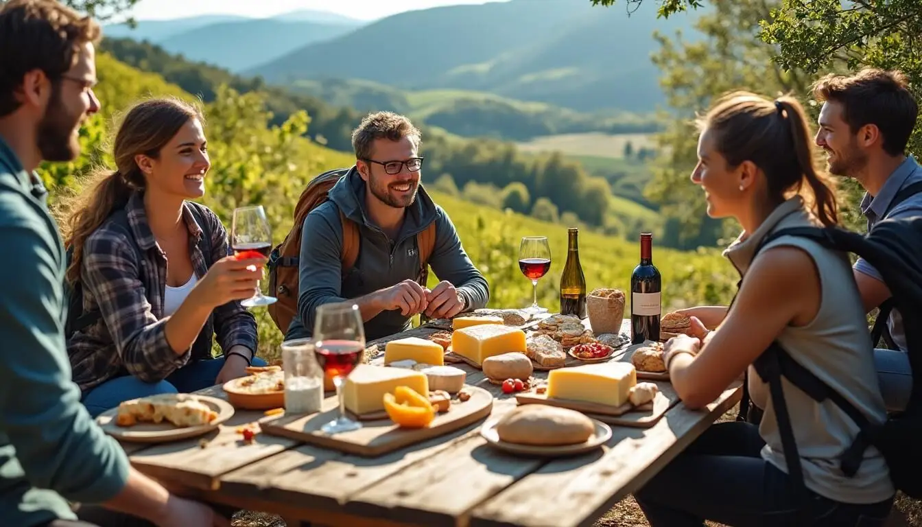 Explorez les saveurs authentiques des fromages du terroir français lors de randonnées gourmandes à travers des paysages pittoresques.
