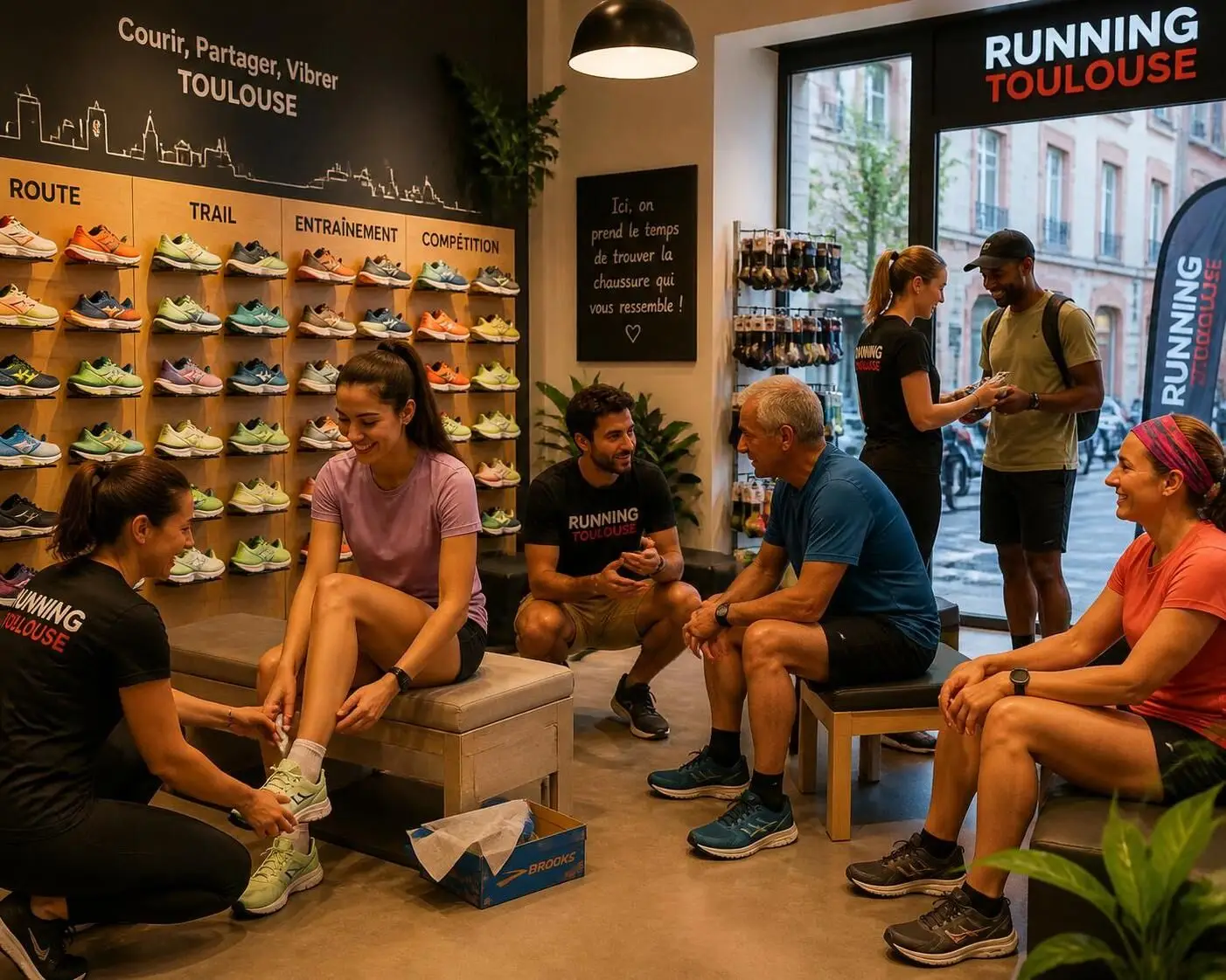 Foulées Toulouse Balma, votre enseigne spécialisée en course à pied, vous propose un large choix de chaussures, vêtements et accessoires pour améliorer vos performances.
