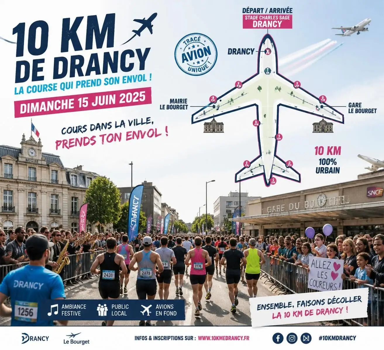 Participez aux Foulées de l'Aéroport 2026 - édition officielle, une course emblématique alliant sport et convivialité au cœur de l'aéroport. Préparez-vous à vivre une expérience unique et inoubliable !