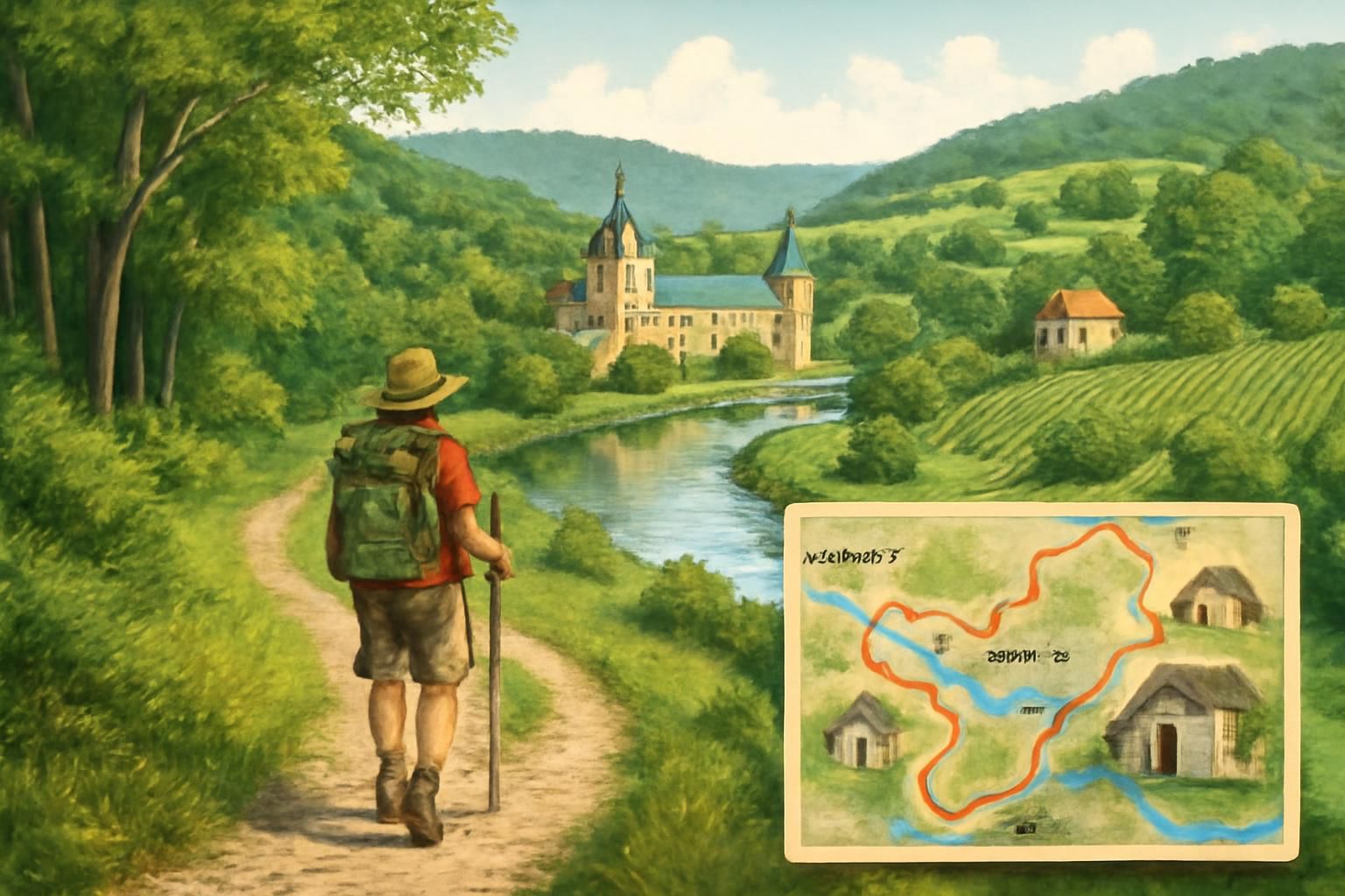 Brantôme et le Périgord Vert à pied : balades au fil de la Dronne et terroir local découvrez brantôme et le périgord vert à pied en suivant les sentiers le long de la dronne. profitez de balades immersives au cœur d'un terroir riche et authentique, entre nature verdoyante et spécialités locales.