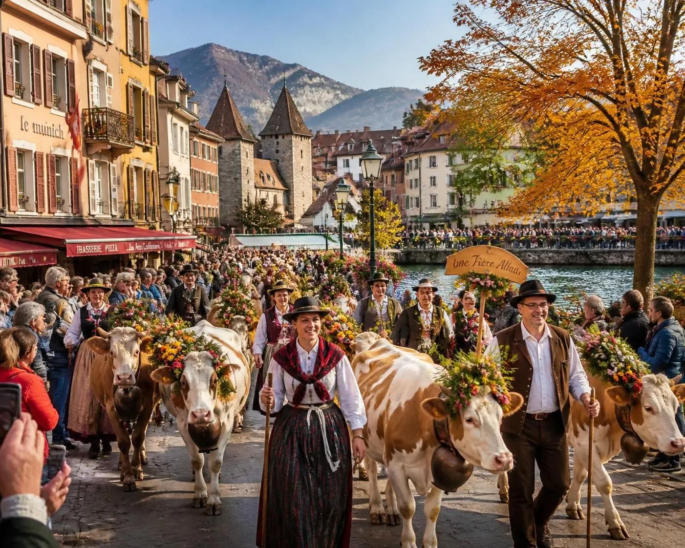 découvrez la descente des alpages d'annecy 2026, un spectacle traditionnel et coloré qui célÚbre la fin de l'été en transformant les rives du lac en un défilé festif et enchanteur.
