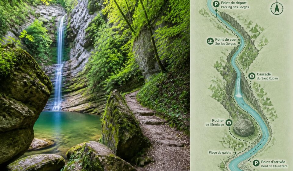 Les gorges de l’Auvézère en Périgord : randonnée secrète entre rochers, cascade du Saut Ruban et nature préservée découvrez les gorges de l'auvézère en périgord, une randonnée secrète entre rochers impressionnants, la cascade du saut ruban et une nature préservée pour une immersion authentique et paisible.