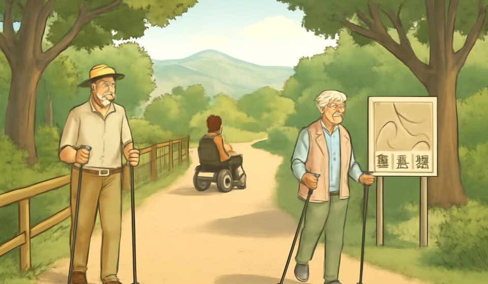 Randonnée accessible : sentiers adaptés aux seniors et PMR découvrez nos sentiers de randonnée accessibles, spécialement conçus pour les seniors et les personnes à mobilité réduite (pmr), offrant des parcours sécurisés et adaptés à tous.