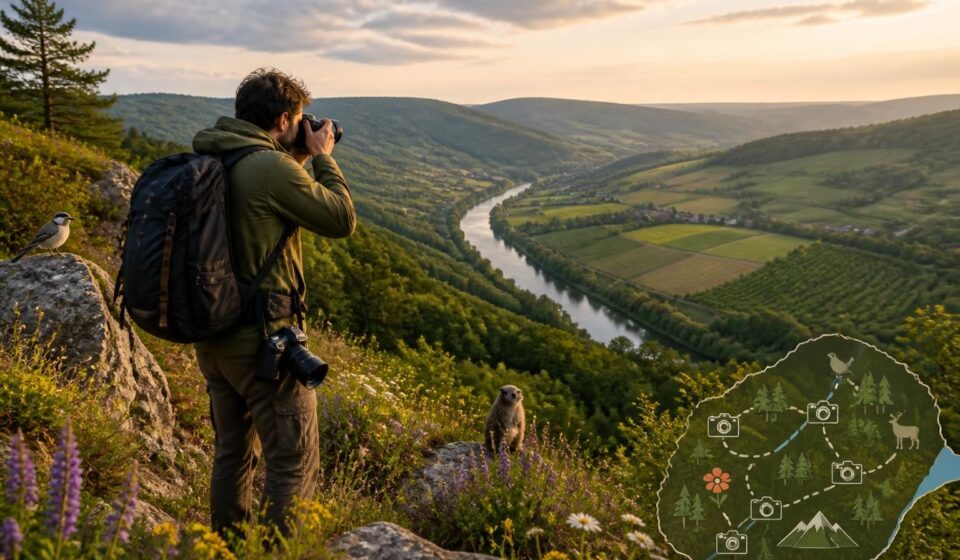Randonnée photographique : capturer la nature et les paysages de terroir découvrez la randonnée photographique, une aventure unique pour immortaliser la beauté des paysages naturels et du terroir à travers votre objectif.