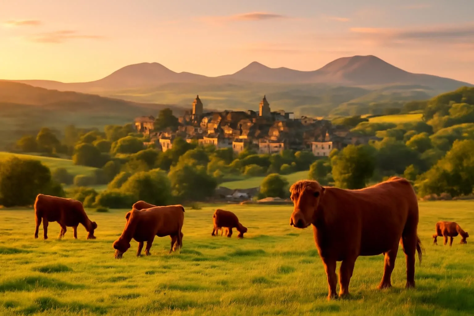découvrez le salers, fromage d'estive typique de l'auvergne, et profitez des magnifiques randonnées sur les volcans pour une expérience authentique et gourmande.