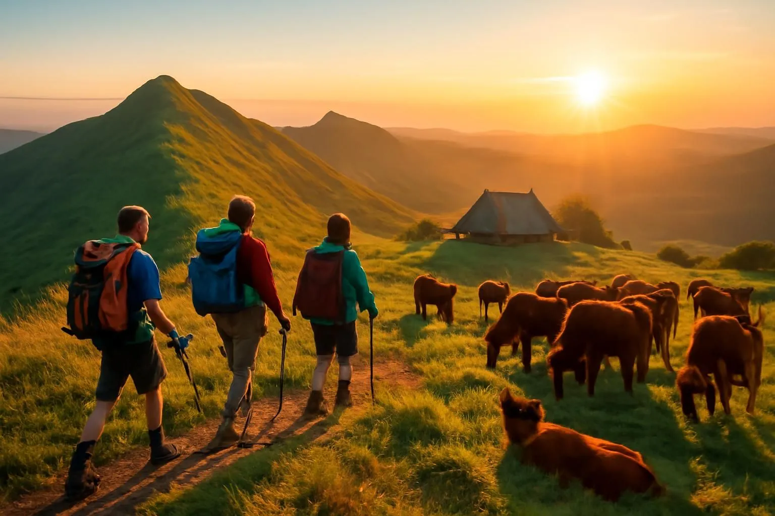 découvrez le salers, fromage d'estive emblématique de l'auvergne, et profitez des magnifiques randonnées au cœur des volcans pour une expérience authentique et gourmande.