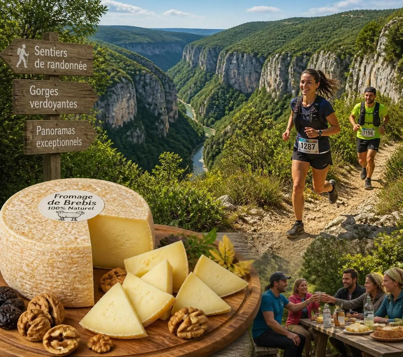 dĂ©couvrez le trail de navacelle 2026 : une course unique dans les gorges de l'hĂ©rault, mĂȘlant paysages naturels, rencontres avec les bergers locaux et dĂ©gustations de fromages artisanaux.