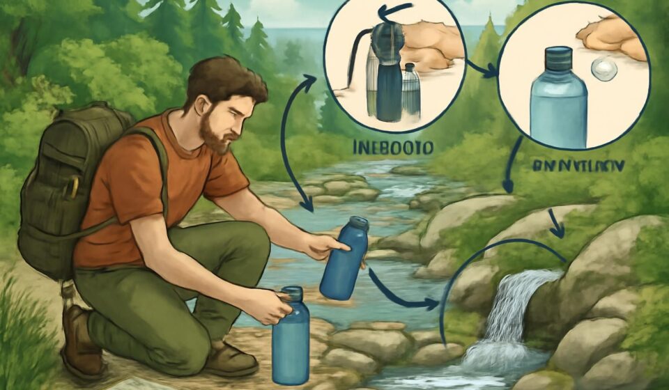 Trouver de l’eau potable en randonnée : sources, filtration, traitement découvrez comment trouver de l'eau potable en randonnée grâce aux astuces pour repérer les sources fiables, les méthodes de filtration et les traitements indispensables pour garantir une eau saine.
