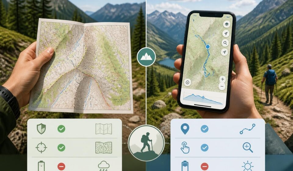 Carte IGN numérique vs papier en randonnée : guide pratique pour choisir selon votre pratique découvrez notre guide pratique pour choisir entre une carte ign numérique ou papier en randonnée, adapté à votre style et vos besoins sur le terrain.