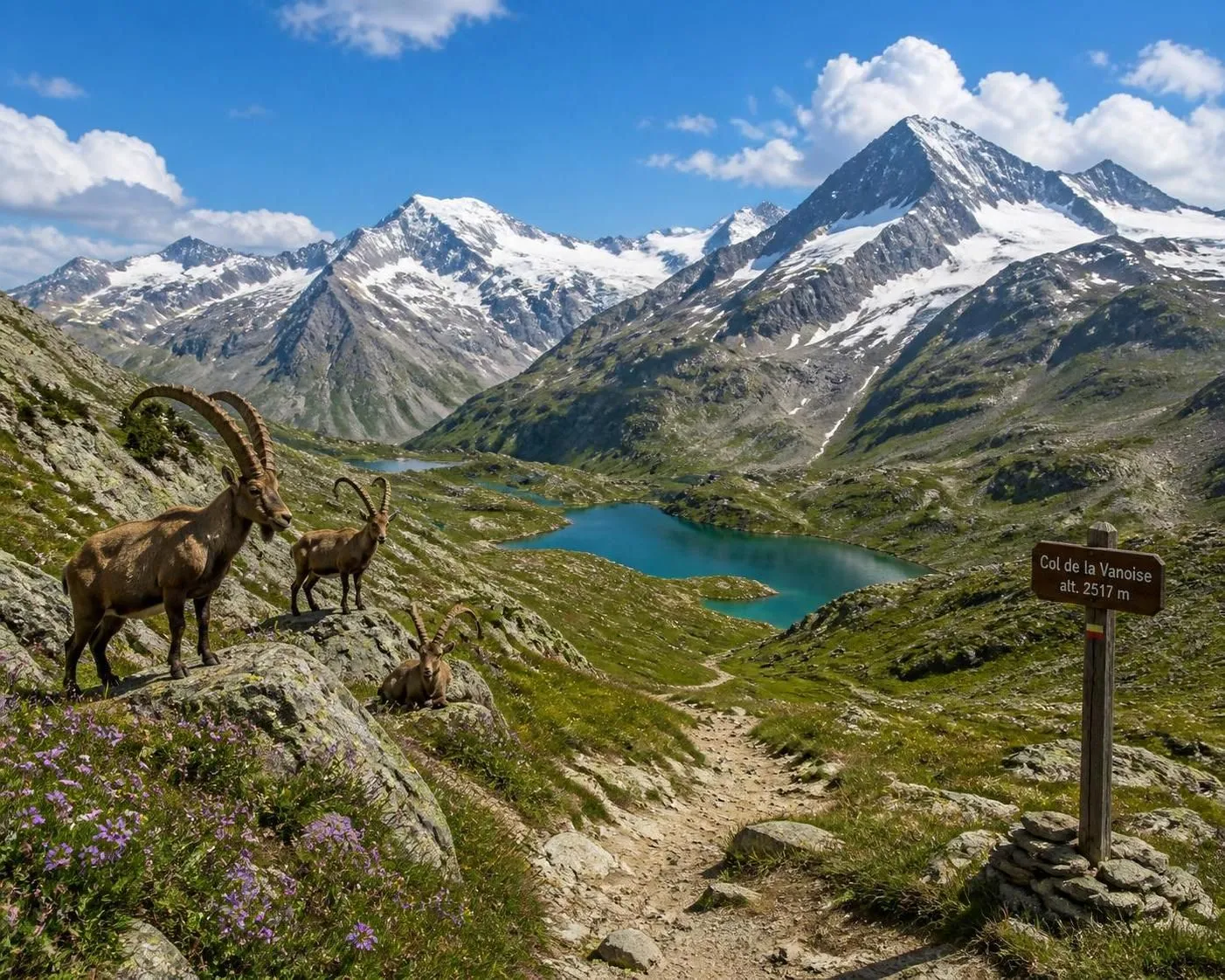 découvrez le col de la vanoise, un lieu magique entre lacs alpins scintillants et saveurs authentiques des fromages d'alpage, au cœur du plus grand parc national de france.
