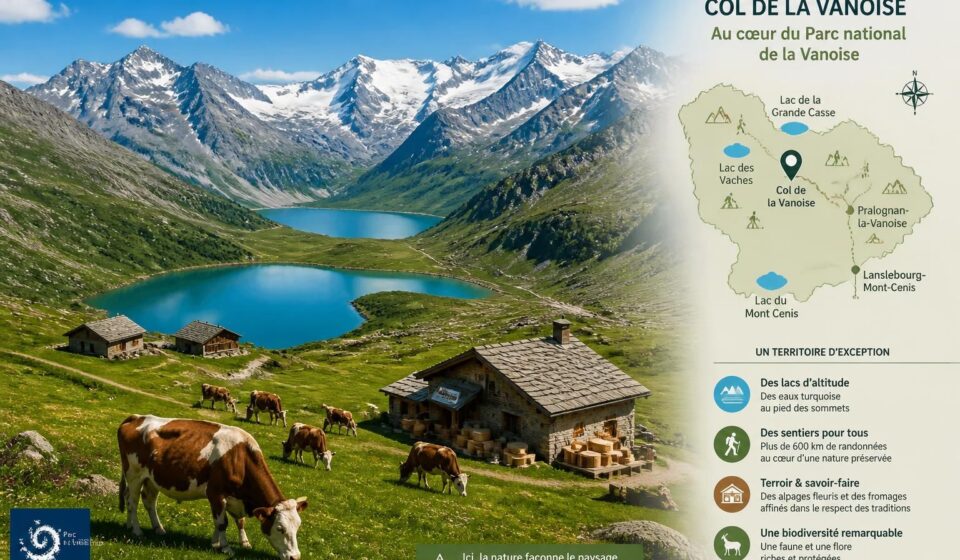 découvrez le col de la vanoise, un lieu magique entre lacs alpins scintillants et fromages d'alpage traditionnels, au cœur du plus grand parc national de france.