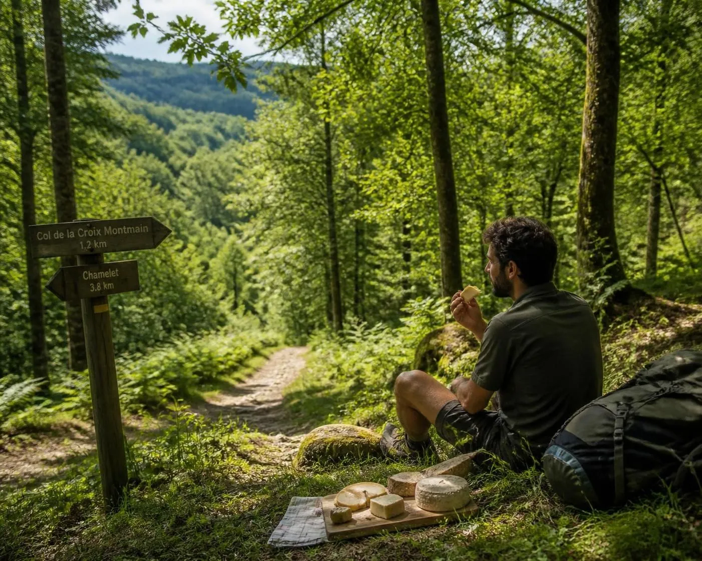 dĂ©couvrez le beaujolais Ă pied en suivant des sentiers entre vignes, forĂȘts et dĂ©gustez la tome artisanale des monts du beaujolais pour une expĂ©rience authentique et nature.