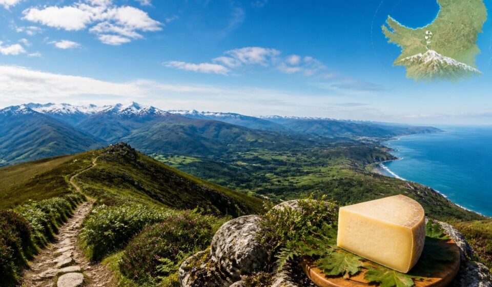 découvrez le mont baïgura au pays basque, offrant un panorama à 360° sur les pyrénées et l'atlantique, tout en savourant le délicieux fromage d'ossau-iraty lors de votre randonnée.