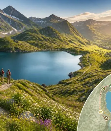 découvrez le lac d'éstaing dans les pyrénées béarnaises : une randonnée autour du lac oublié d'arrens-marsous, avec ses paysages enchanteurs et la dégustation des fromages authentiques de la vallée.