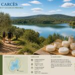 Pélardon des Cévennes AOP : rencontrer les chevriers gardois et les fromages fermiers des garrigues découvrez le lac de carcès dans le var, une randonnée en provence entre oliviers, paysages naturels et dégustation de fromages de chèvre de comps au bord du lac.