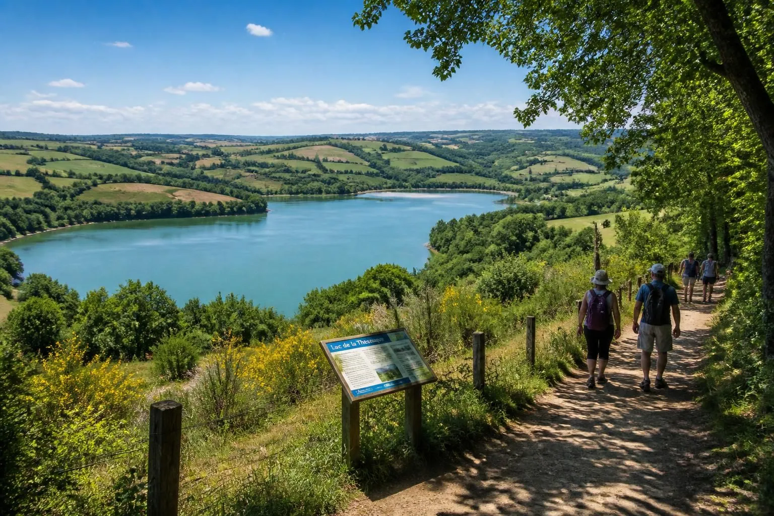 découvrez le lac de la thésauque en haute-garonne : profitez de la baignade, partez en randonnée autour du plan d'eau de revel et rencontrez les producteurs locaux pour une expérience authentique.