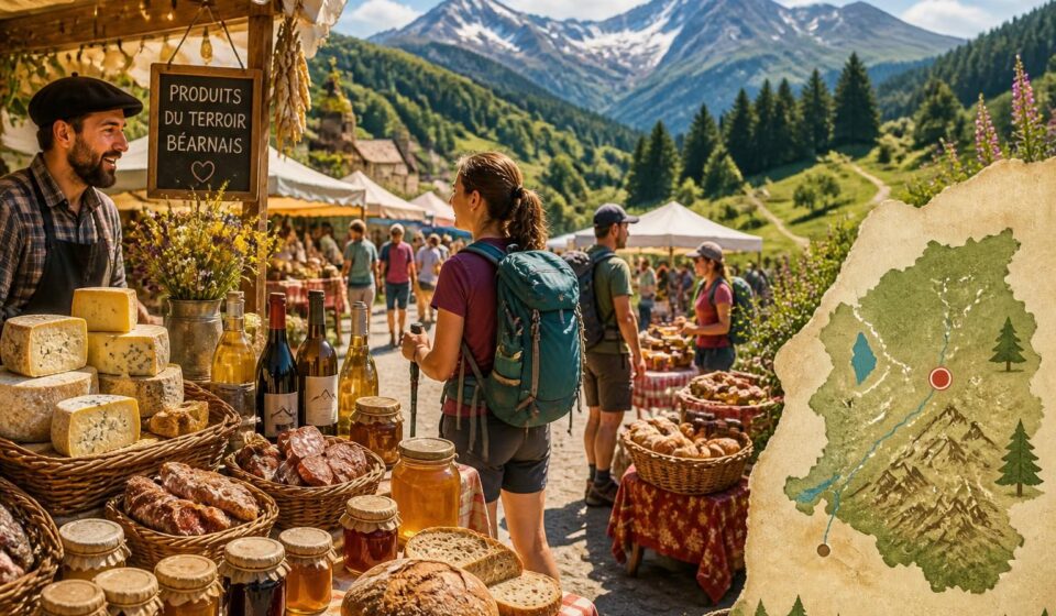 découvrez le marché des producteurs de pau, un rendez-vous incontournable du terroir béarnais, idéal pour les randonneurs des pyrénées-atlantiques en quête de saveurs authentiques et de produits locaux.