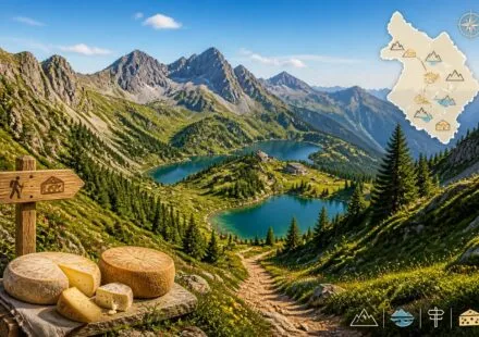 découvrez le massif de belledonne en isère : randonnez autour des lacs de sept-laux, explorez les cols pittoresques et savourez les fromages artisanaux d'allevard en chemin.