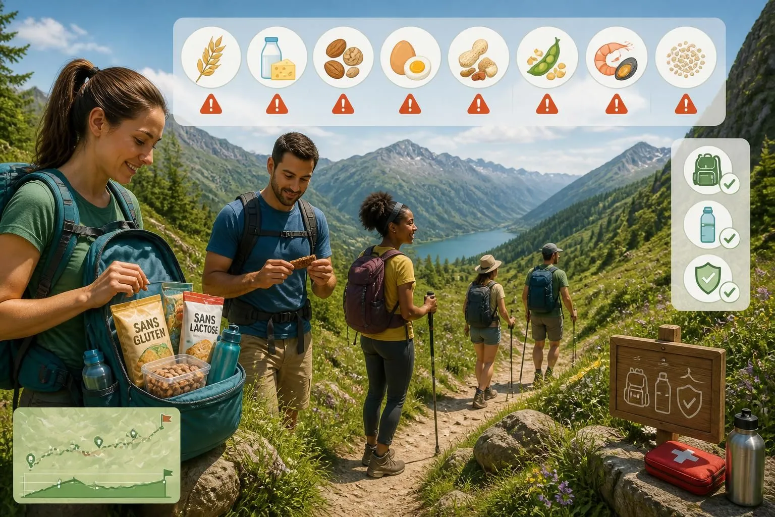 découvrez comment pratiquer la randonnée en toute sécurité en gérant le gluten, le lactose et les allergènes majeurs. conseils pratiques et astuces pour profiter des sentiers sans risques alimentaires.