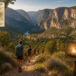 découvrez les magnifiques gorges de trévans dans les alpes de haute-provence, une randonnée pittoresque au-dessus d'esparron-de-verdon, ponctuée par la dégustation des célèbres fromages de chèvre de banon.