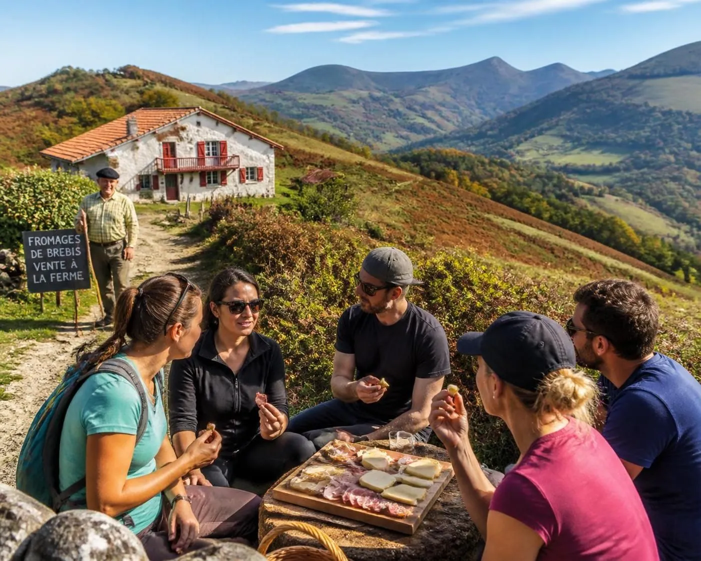 découvrez la randonnée gourmande au pays basque en septembre : parcourez des circuits pédestres avec des haltes chez les producteurs locaux pour déguster spécialités et saveurs authentiques.